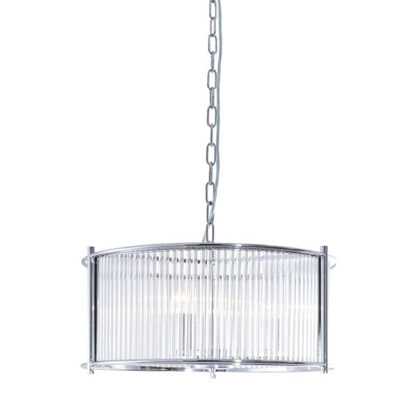 LAMPA WISZĄCA CHROM SZKLANA W STYLU GLAMOUR KLASYCZNA NAD STÓŁ DO SALONU SYPIALNI JADALNI KUCHNI 2200131P-L  MARMO ZUMALINE