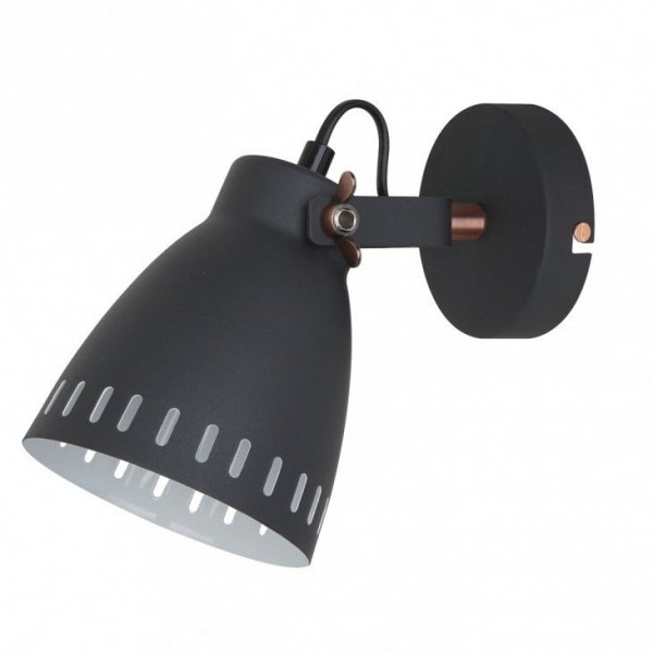 ITALUX FRANKLIN MB-HN5050-1-B+RC LAMPA KINKIET NOWOCZESNY GRAFITOWY PIASKOWANY DO SYPIALNI 