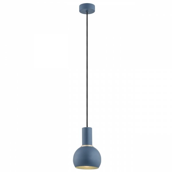 LAMPA WISZĄCA GRANATOWO ZŁOTA MOSIĄDZ METALOWA NAD STÓŁ BAR WYSPĘ DO KUCHNI JADALNI ARGON SINES 4216