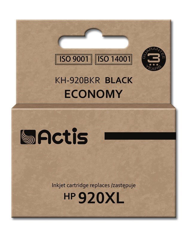 Tusz ACTIS KH-920BKR (zamiennik HP 920XL CD975AE; Standard; 50 ml; czarny)