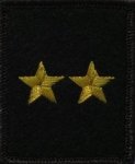 2 gwiazdki na pasek czapki garnizonowej MOSG