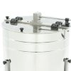 4-frame diagonal manual honey extractor, Ø600, universal basket, with a stainless valve - MINIMA