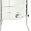 4-frame diagonal electric honey extractor 230V, Ø500, Wielkopolska, Langstroth, with a stainless valve - MINIMA