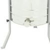 4-frame diagonal manual honey extractor, Ø600, universal basket, with a stainless valve - MINIMA