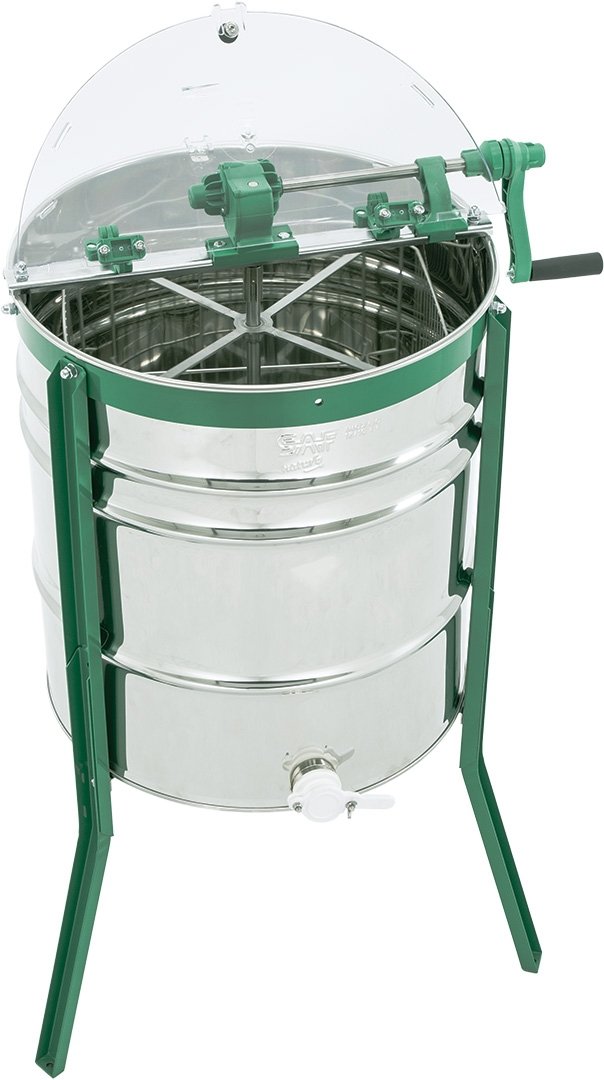 Tangential 4-frame honey extractor Ø525 mm, frame: LN AM, D US, manual – SPECIAL