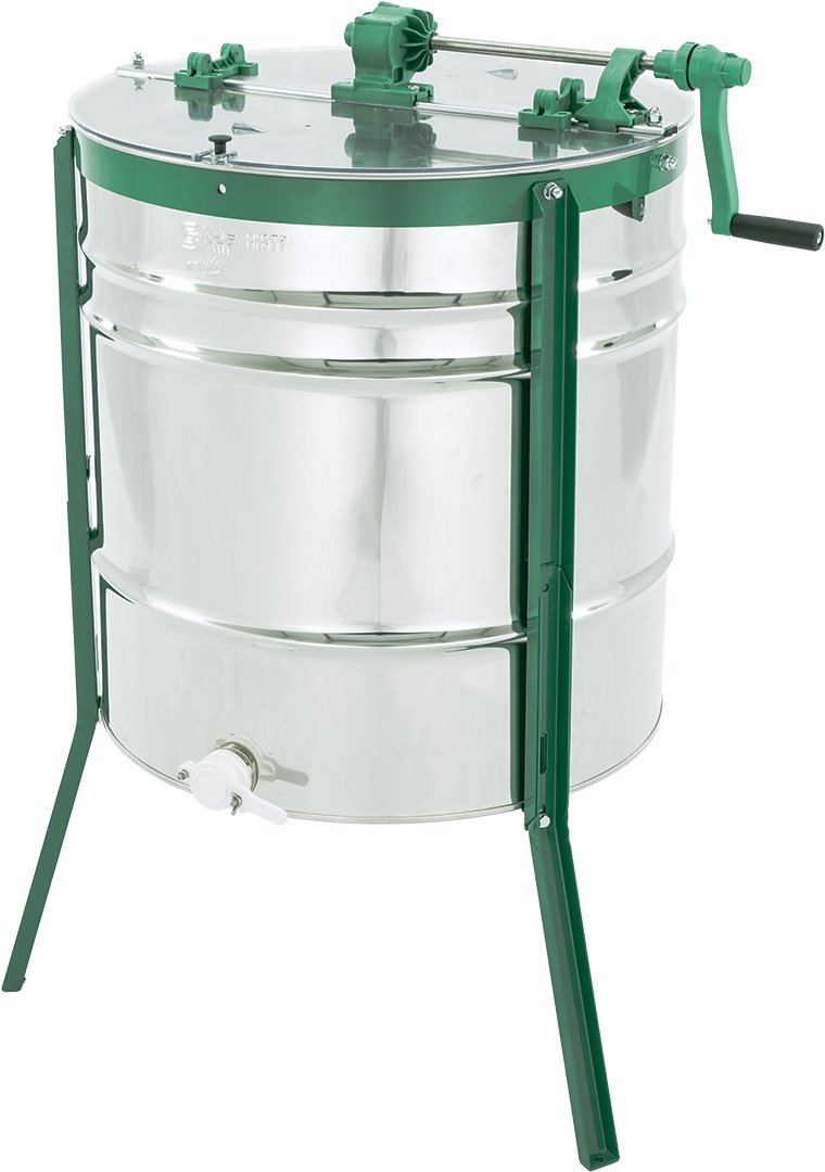 Tangential 4-frame honey extractor, Ø640 mm, frame: 4/8 DB, 4 layens, manual – FUEGO