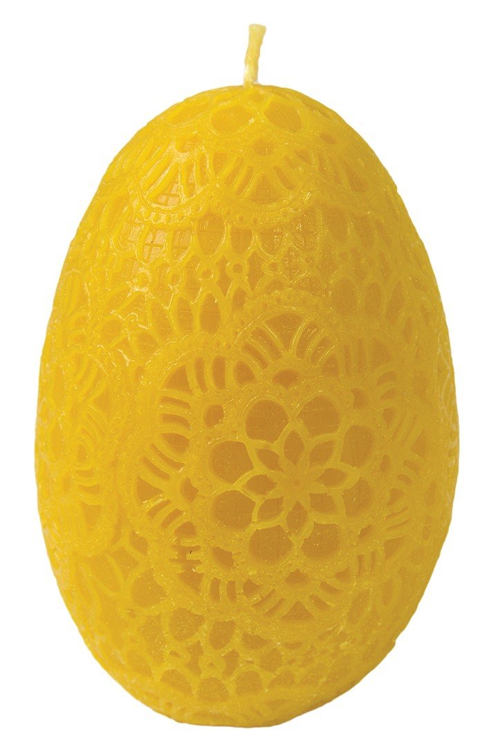 Silicone mould - decorated egg large - 10.5 cm high