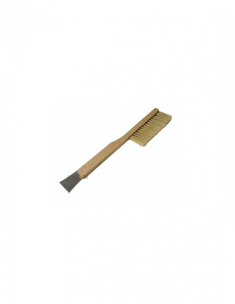 Brush with a chisel