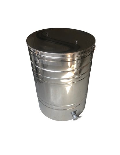 Settler 70L with sieve and handles (stainless)