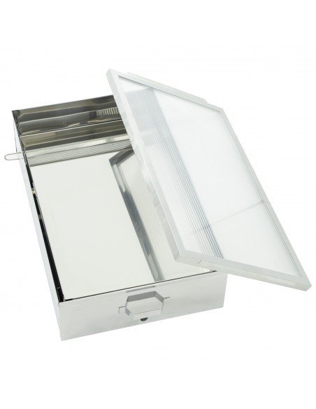 Solar wax melter  - stainless, large