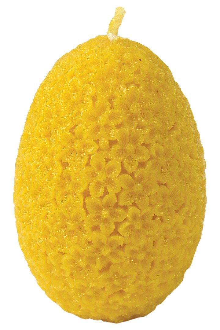 Silicone mould - medium flower egg - 8.5 cm high