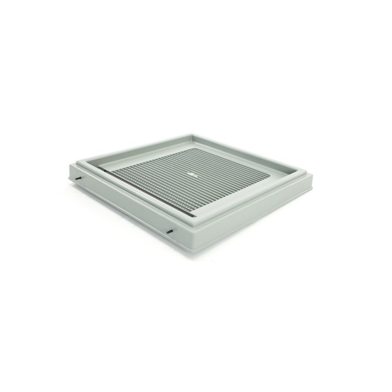 Plastic pollen trap for hygienic plastic or polystyrene bottom board Wielkopolska in a set with a mesh