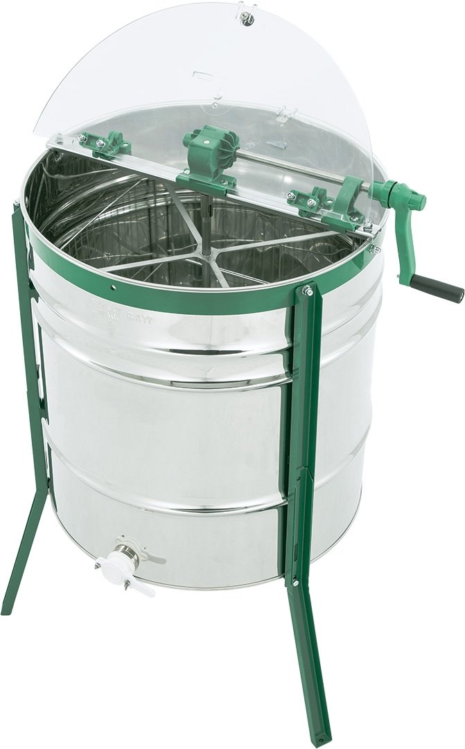Tangential 4-frame honey extractor, Ø640 mm, frame: 4/8 DB, 4 layens, manual – FUEGO