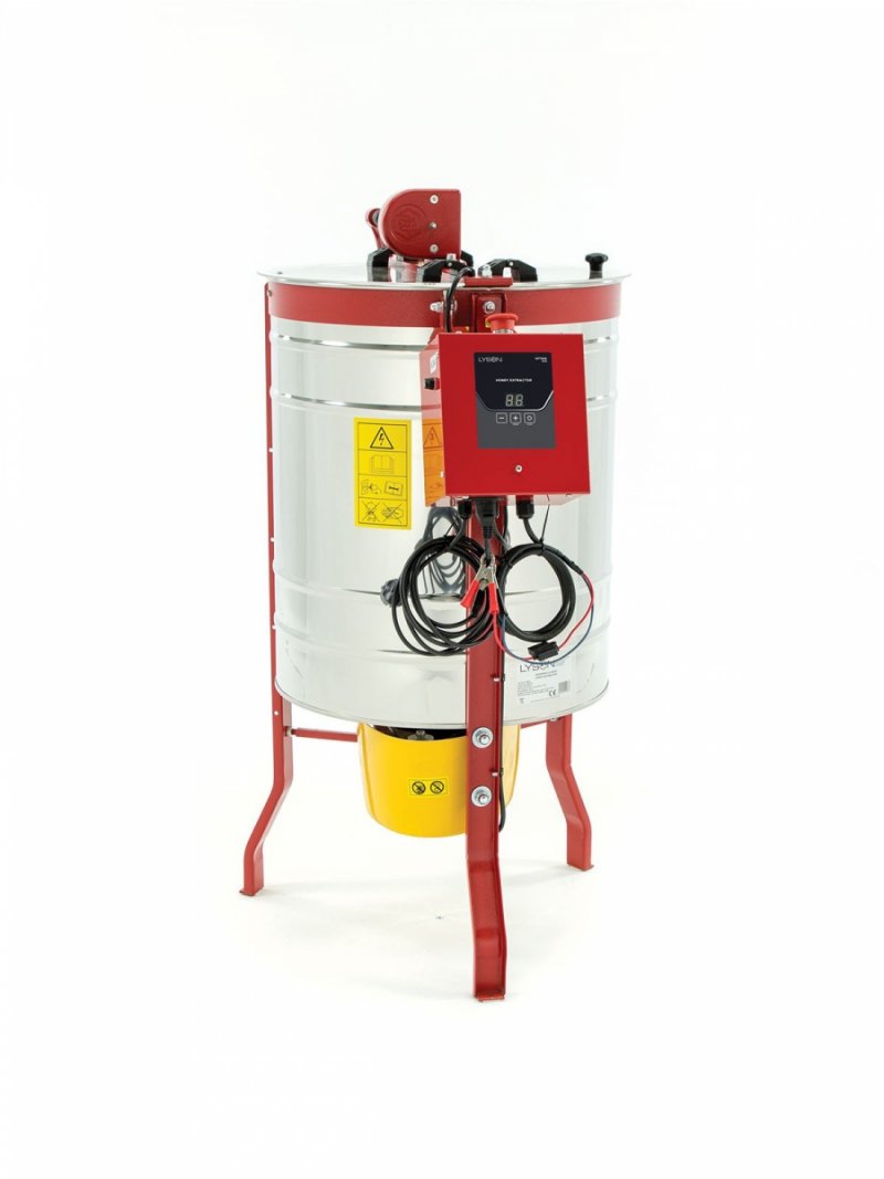 3-frame diagonal honey extractor, D500 mm, manual-electric, CLASSIC