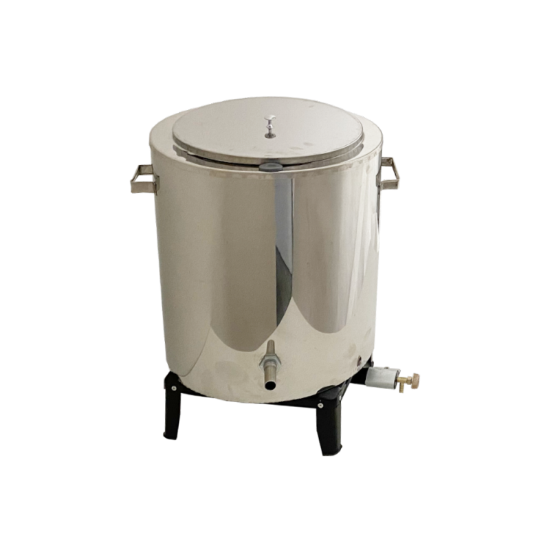 Steam wax melter with gas stool 17l
