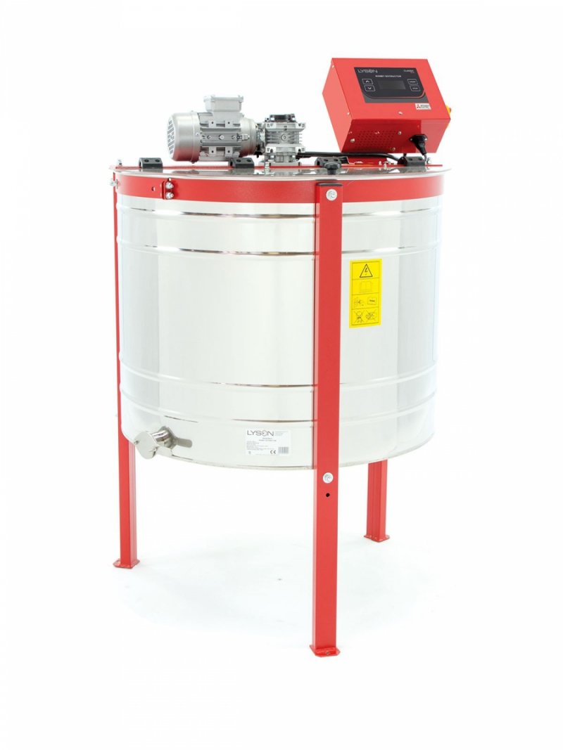 6-cassette Langstroth honey extractor, Ø800MM, electric drive, automatic, CLASSIC