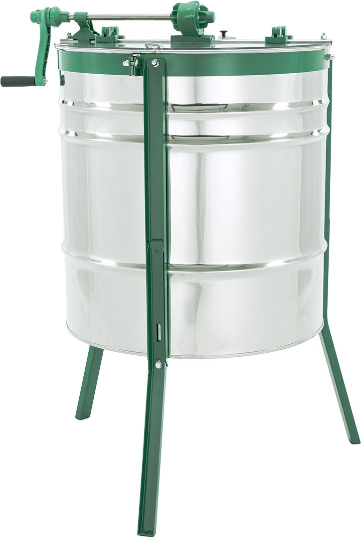 Miodarka diagonalna 4-ramkowa Ø640 mm, ramka: 4/8 D, 4 WP, ręczna – FUEGO