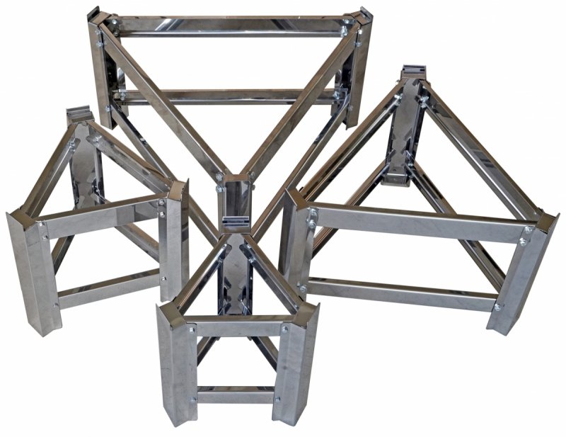 Stojak nierdzewny pod odstojnik o pojemności 50 i 70L