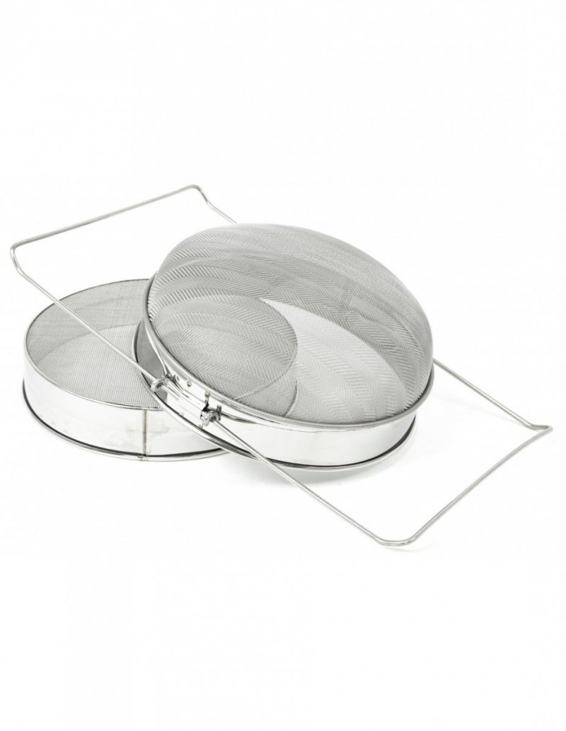 Double sieve, stainless
