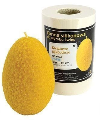 Forma silikonowa Kwiatowe jajko duże – wys.10cm