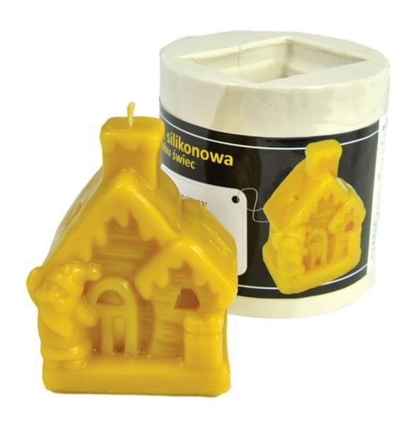 Forma silikonowa - Świąteczny domek – wys. 8,5 cm