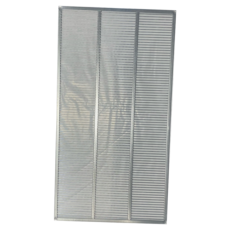 Krata odgrodowa Warszawska Zwykła z obramowaniem - pozioma - 285x530mm