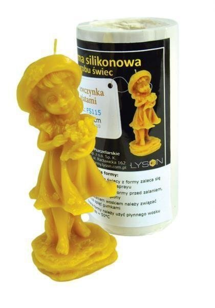 Forma silikonowa Dziewczynka z kwiatami – wys. 12,5cm