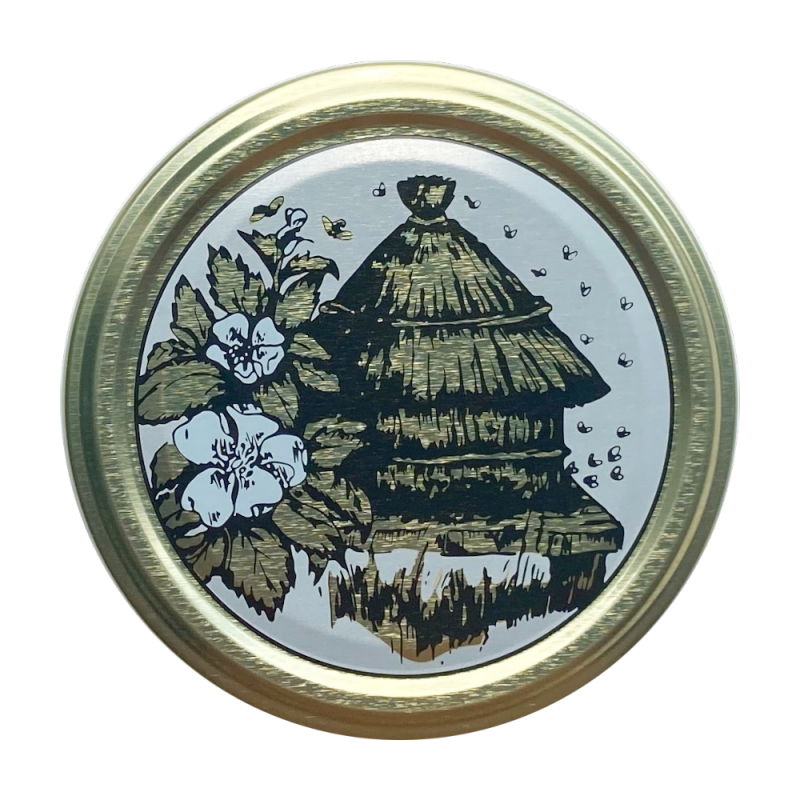 Duża nakrętka - &quot;złoty ul&quot; - (82 mm/ karton 750szt)