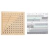 Drewniana tablica matematyczna, liczydło - Nauka liczenia