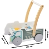 Marcel - drewniany wózek samochodzik chodzik pchacz
