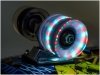 Deskorolka Fiszka 56cm - koła LED - graffiti