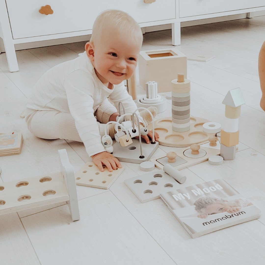 Wooden montessori baby toys clearance