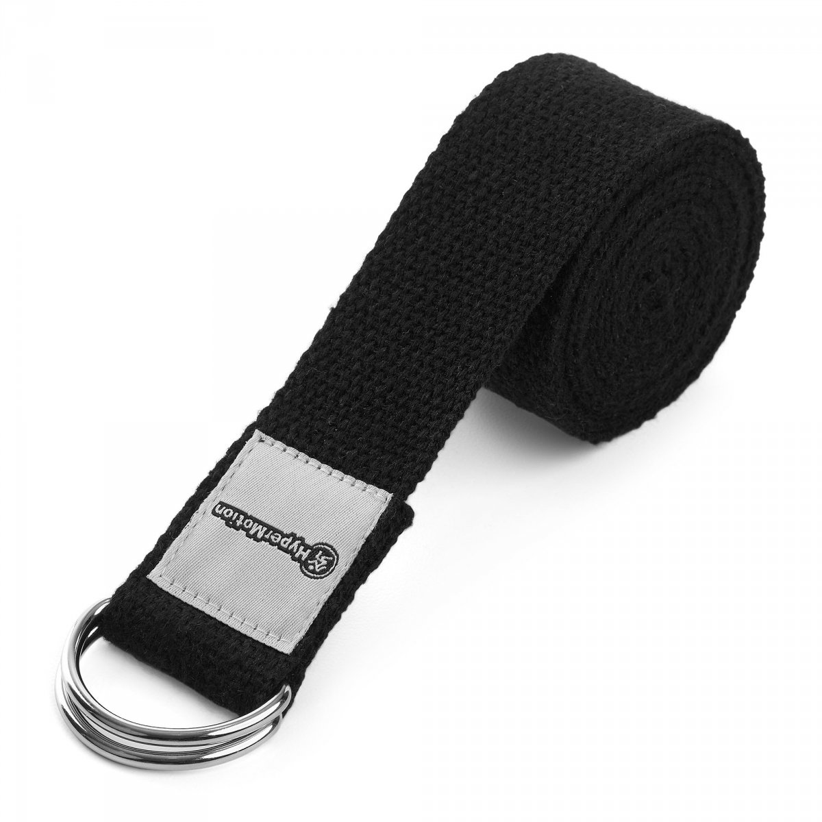 Mata do ćwiczeń fitness i jogi NBR z wielofunkcyjnym paskiem do ćwiczeń i przenoszenia - 183 x 61 x 1,5 cm HyperMotion - kolor brudny róż