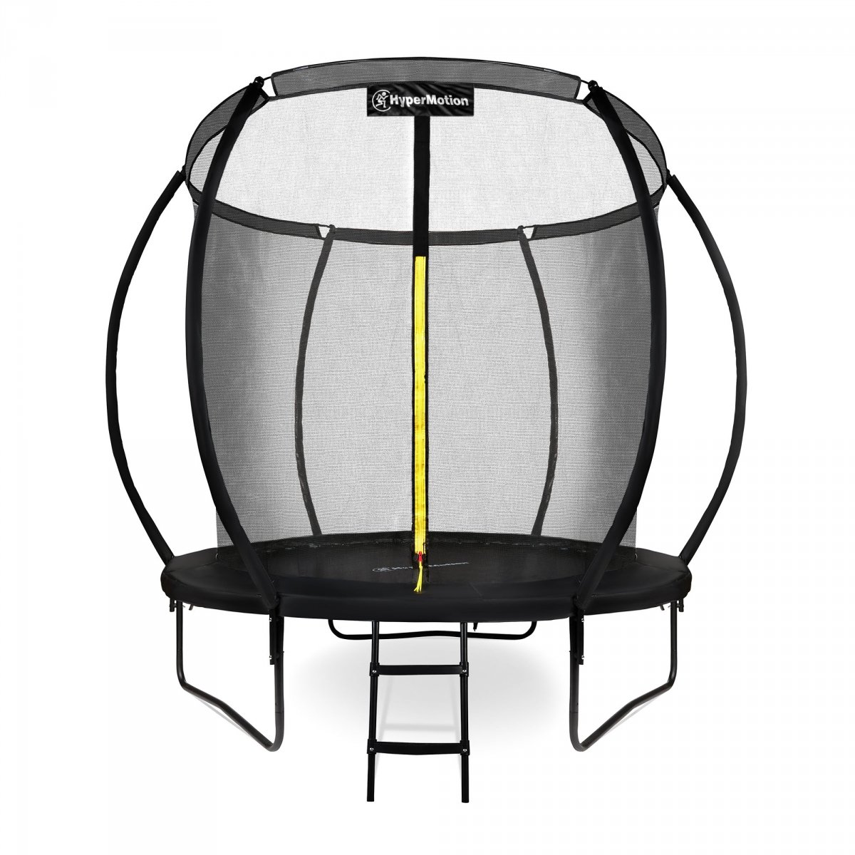 Trampolina ogrodowa dla dzieci HyperMotion - 244 cm 8FT - z drabinką i siatką wewnętrzną - do domu i ogrodu