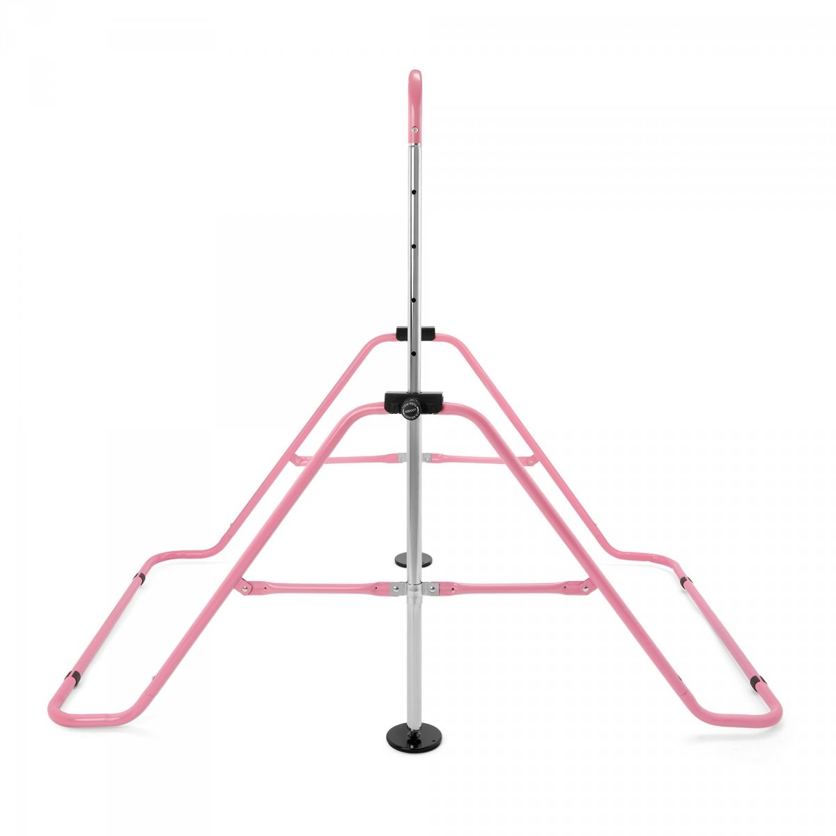 Regulowany drążek gimnastyczny dla dzieci - składany HyperMotion różowy