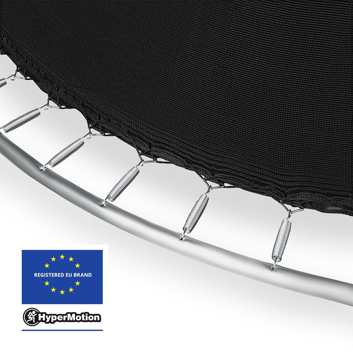 Trampolina ogrodowa XXXL dla dzieci HyperMotion - 430 cm 14FT - z drabinką i siatką wewnętrzną - do domu i ogrodu - 150kg max