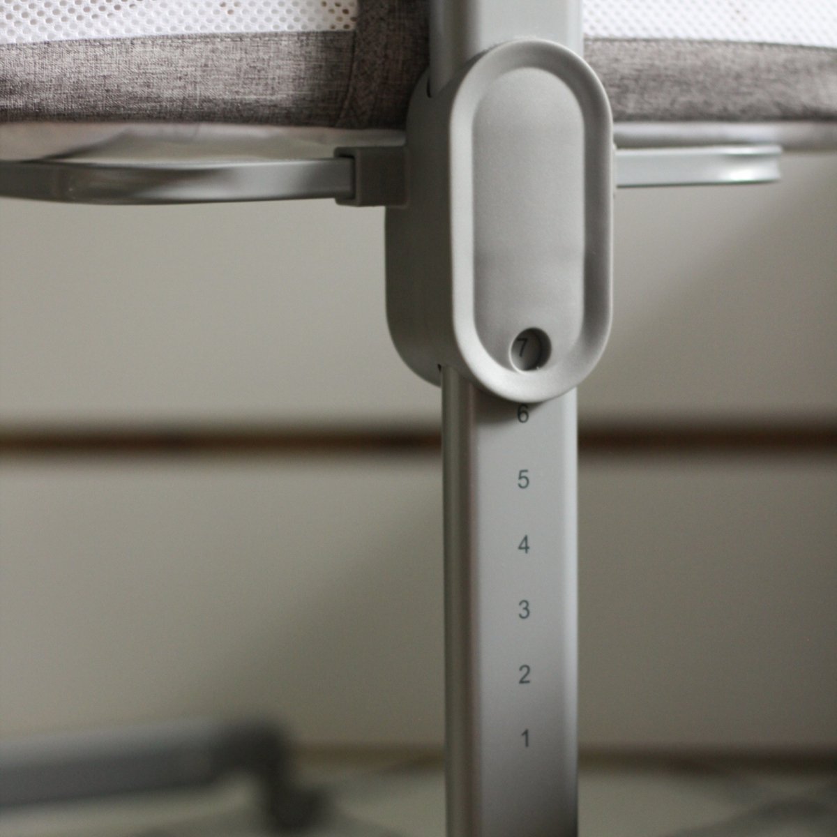 Łóżeczko dostawne Moby-System LUNA 3w1 - szare