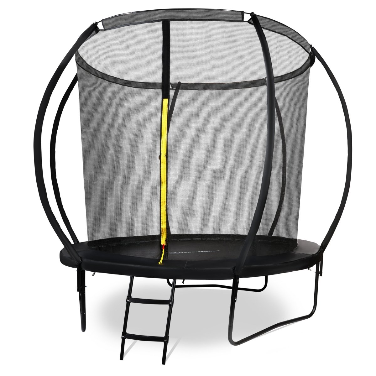 Trampolina ogrodowa dla dzieci HyperMotion - 244 cm 8FT - z drabinką i siatką wewnętrzną - do domu i ogrodu