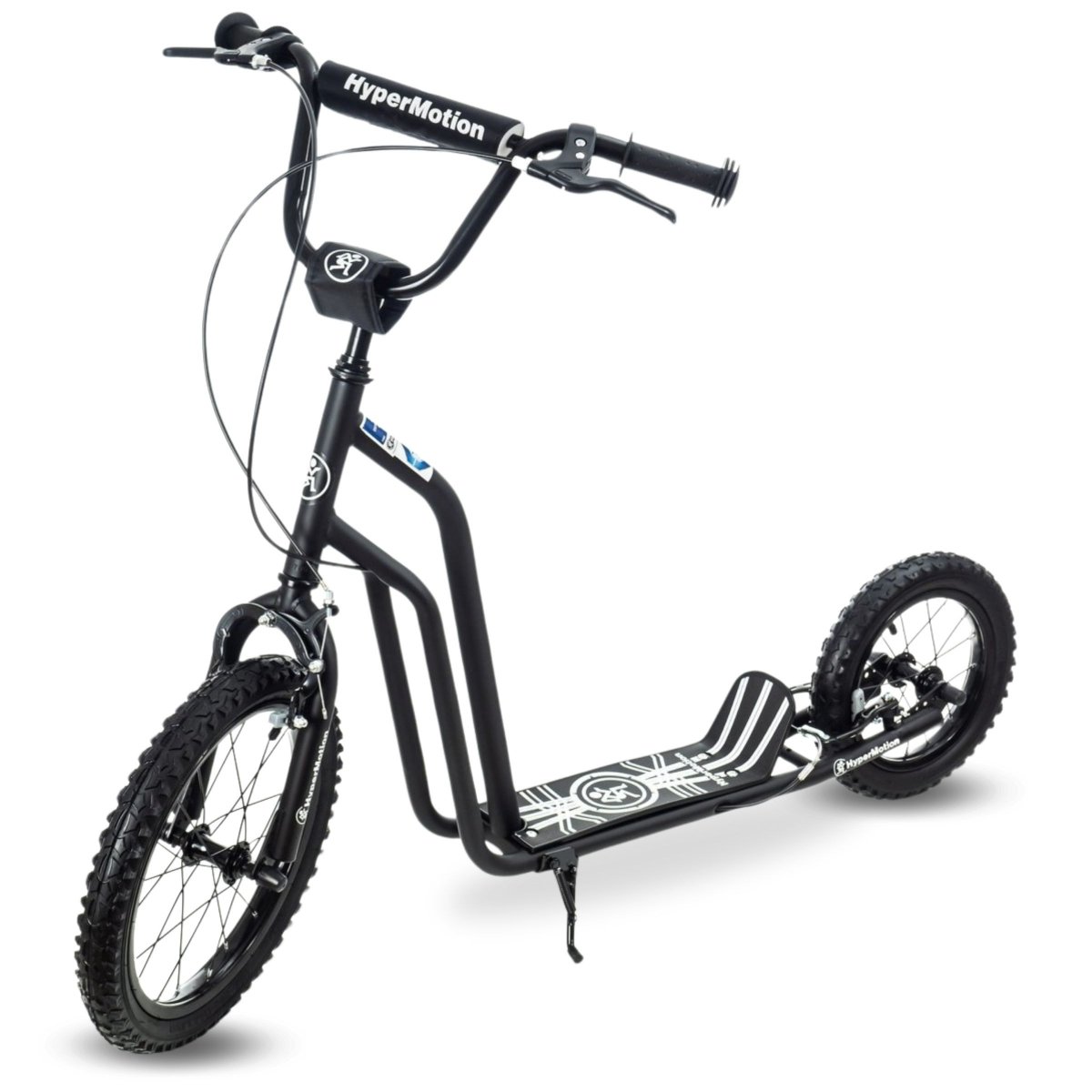 Hulajnoga HyperMotion VIVA 16 (koła 40cm + 30cm) - Czarna