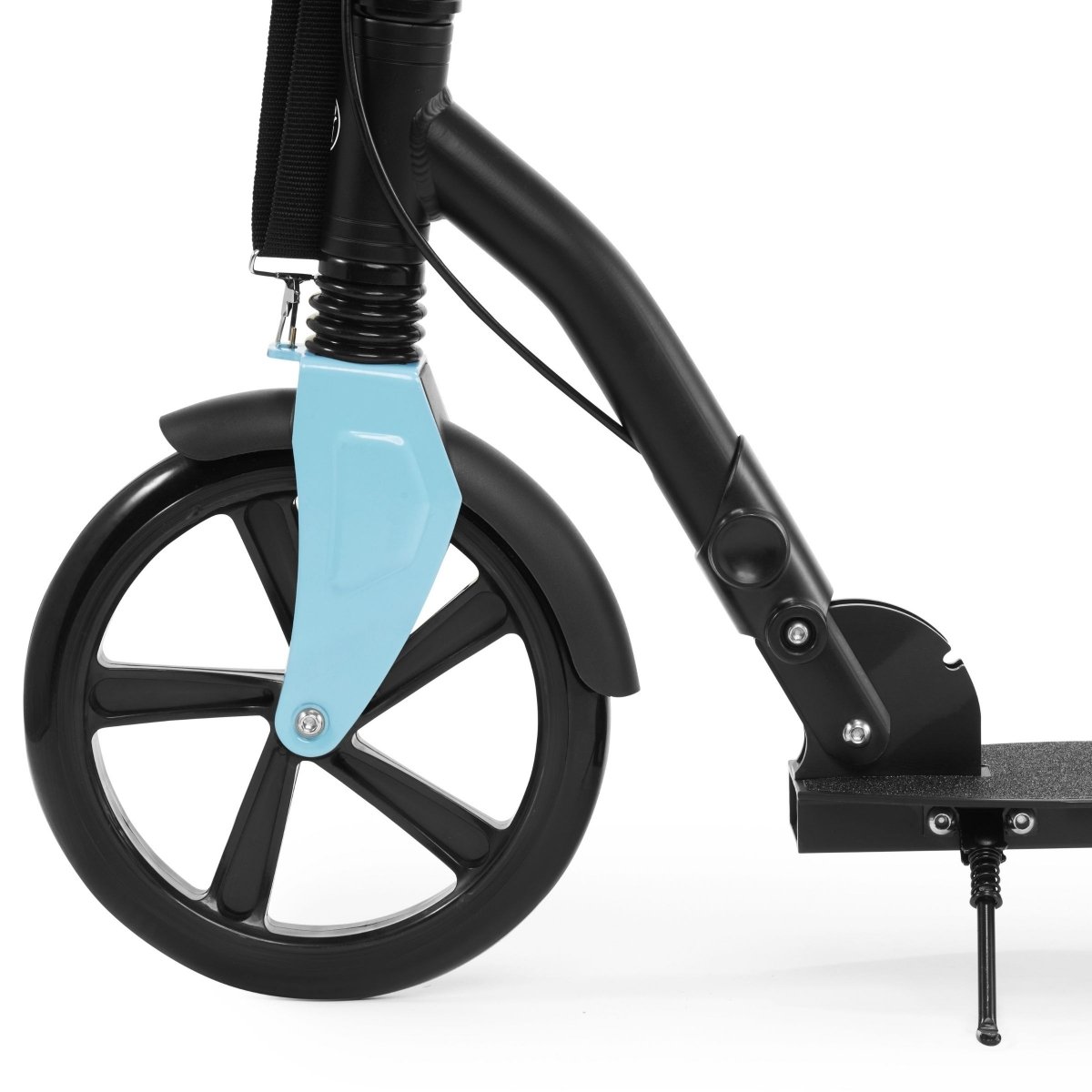 Hulajnoga miejska dwukołowa HONEYBEE Blue HyperMotion 100kg - full aluminium, duże koła 250mm