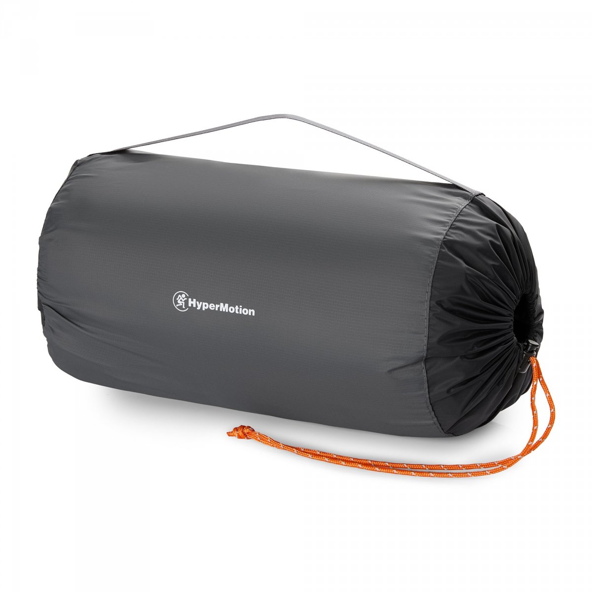 Ultralekki materac dmuchany dwuosobowy do spania na kemping i trekking HyperMotion Campmat – 190x120 cm – szary