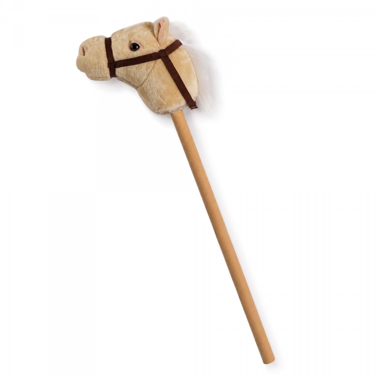 Hobby Horse – koń na kiju dla dzieci 80 cm, beżowy