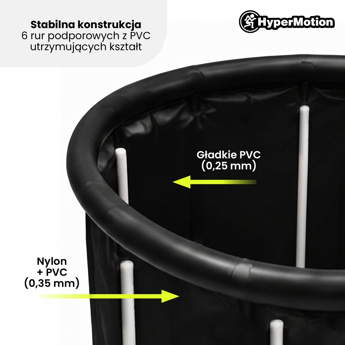Składana wanna do morsowania 330 L - HyperMotion