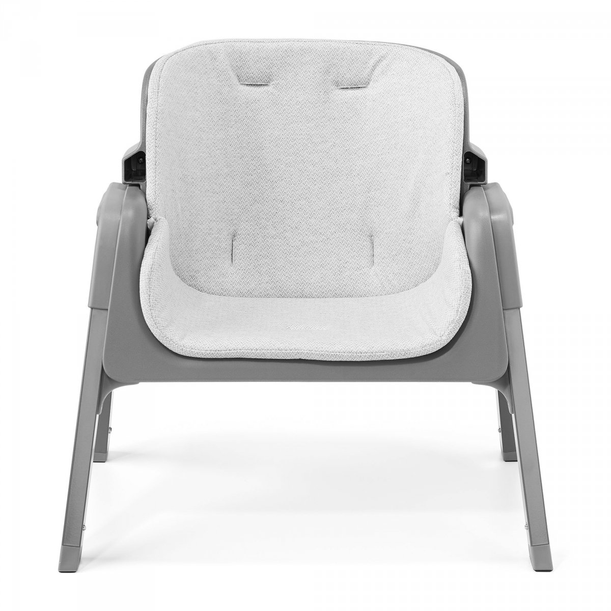 Składane krzesełko do karmienia Noxi 3w1, dwupoziomowe dla dziecka - Moby-System szare