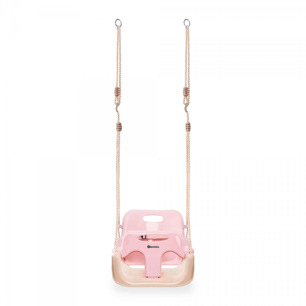 Huśtawka kubełkowa 3w1 dla dziecka, do domu i ogrodu - różowa