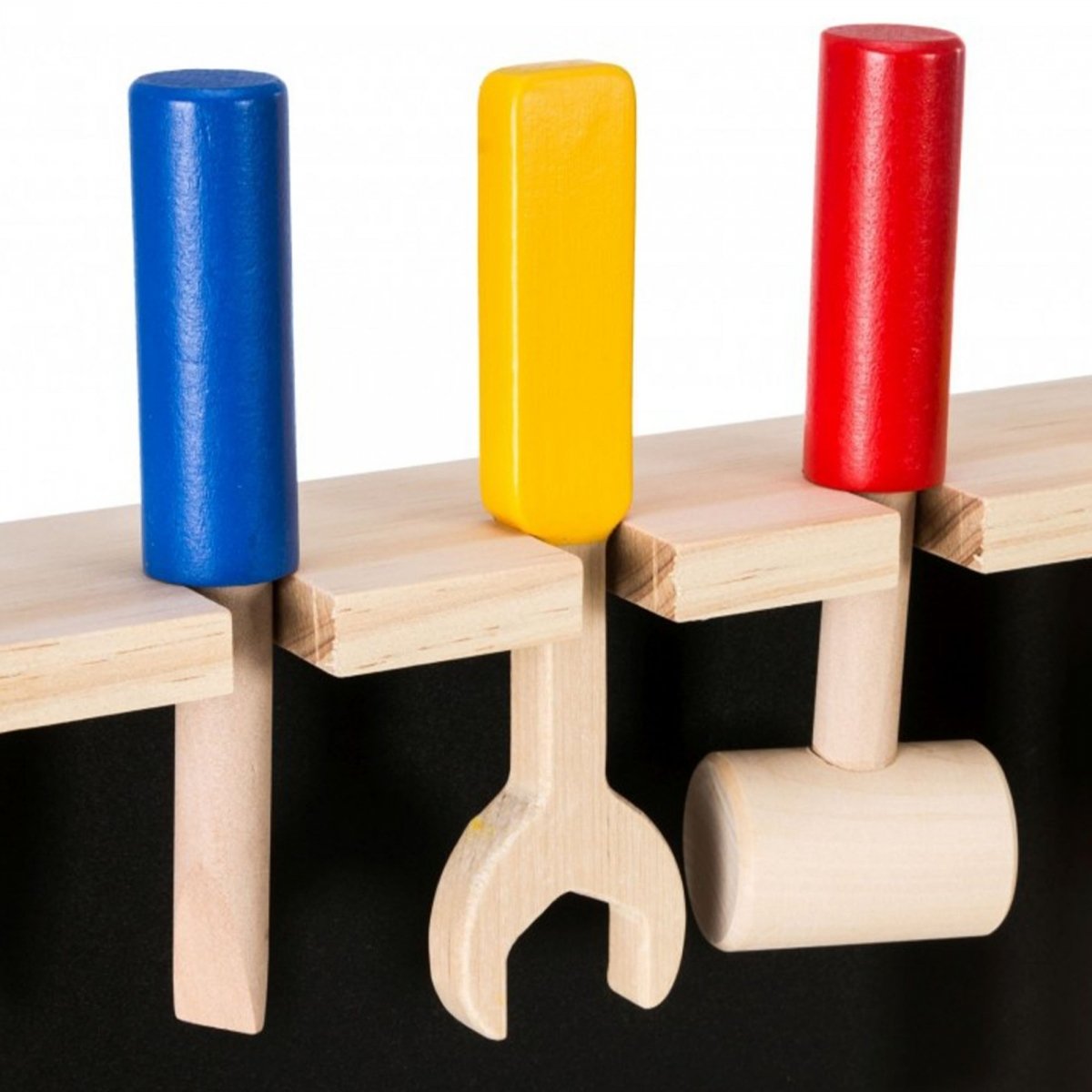 Drewniany zestaw majsterkowicza warsztat XXL - 75 elementów