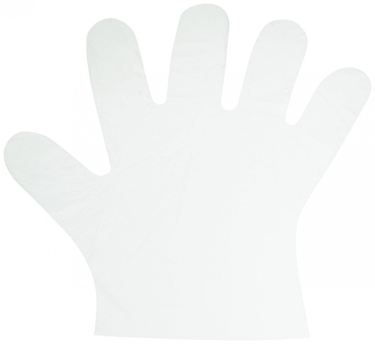 Foliowe rękawiczki jednorazowe HDPE 10μm grube - 10000 sztuk