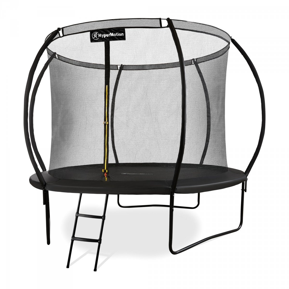 Trampolina ogrodowa XL dla dzieci HyperMotion - 305 cm 10FT - z drabinką i siatką wewnętrzną - do domu i ogrodu