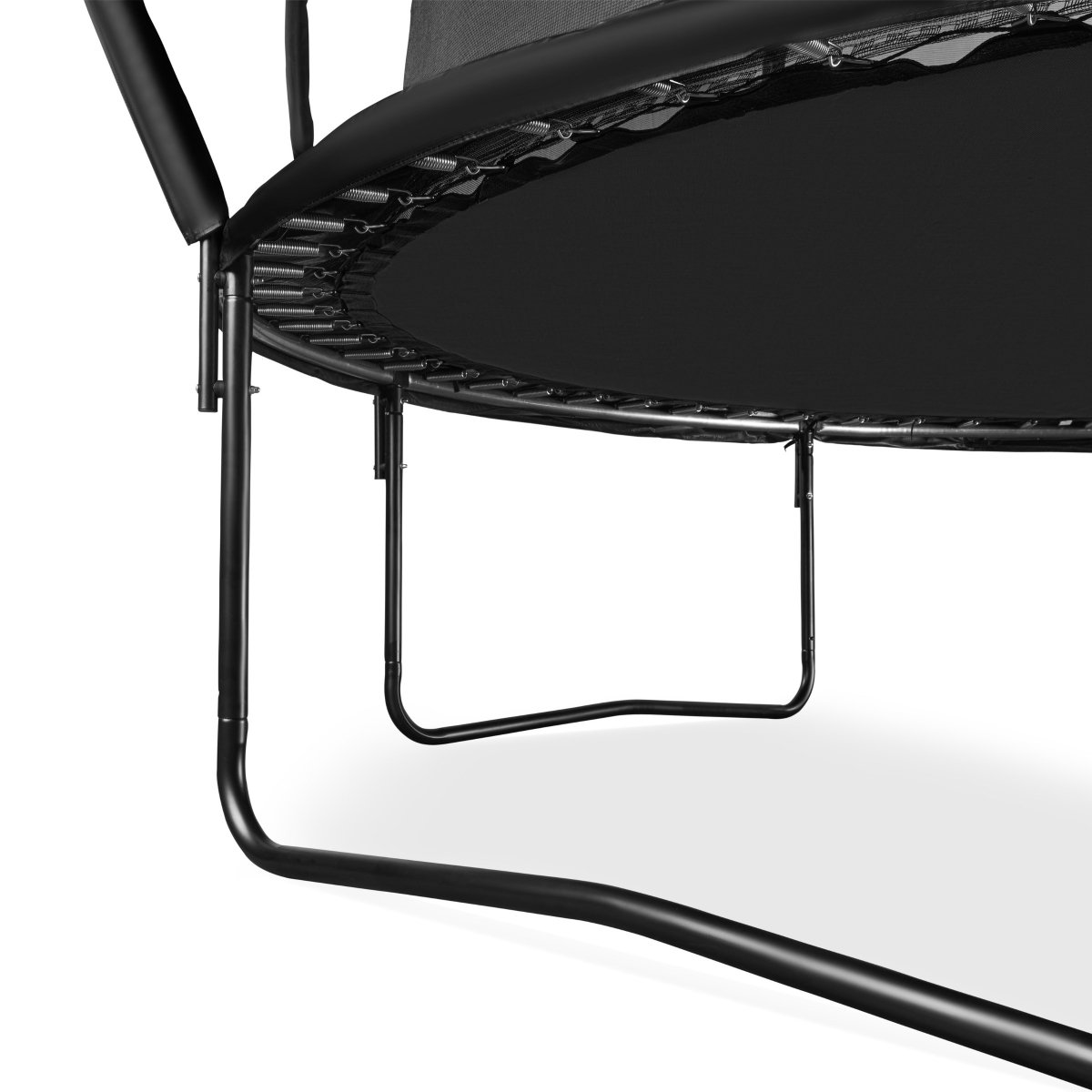 Trampolina ogrodowa XXXXL dla dzieci HyperMotion - 487 cm 16FT - z drabinką i siatką wewnętrzną - do domu i ogrodu - 150kg max