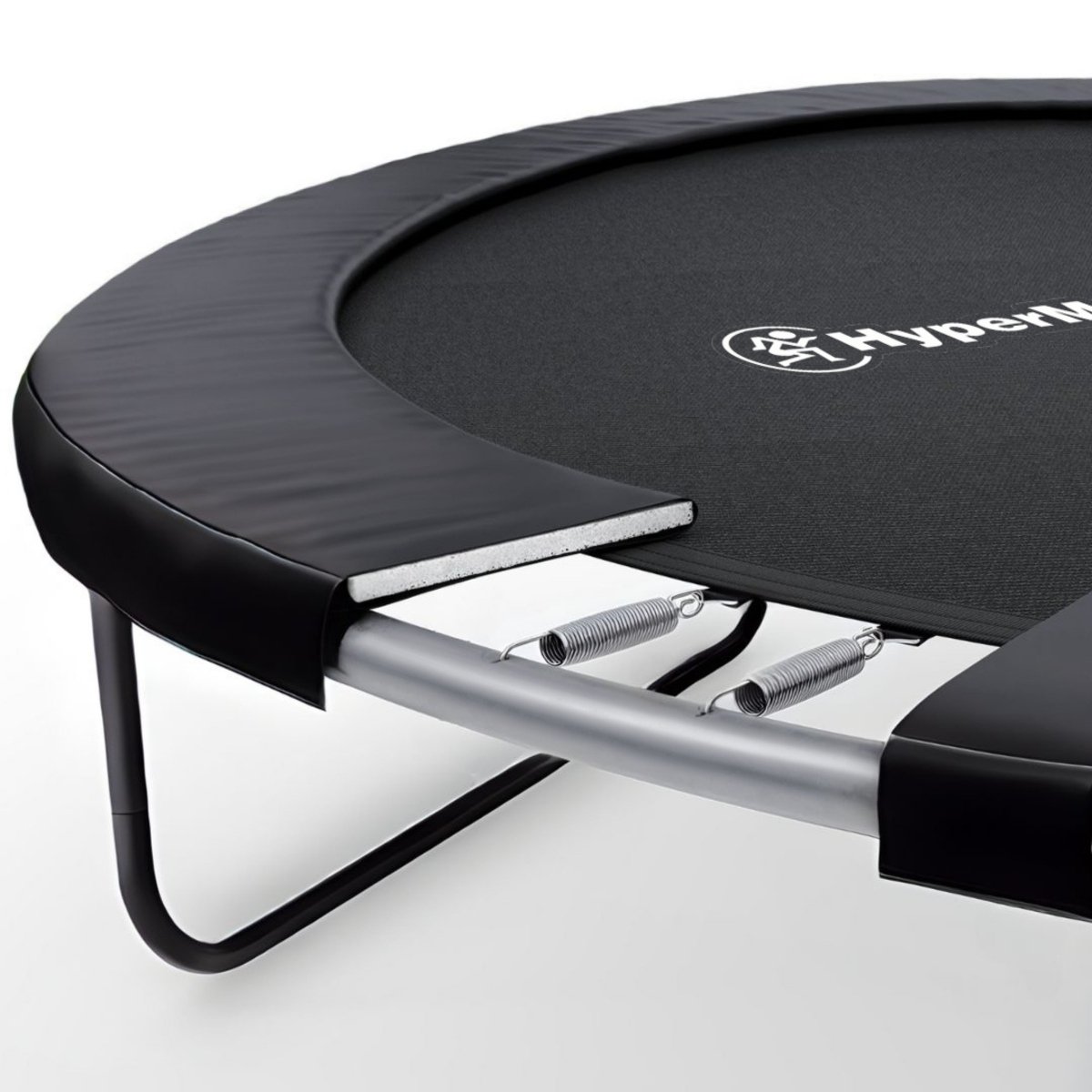 Trampolina ogrodowa XXXXL dla dzieci HyperMotion - 487 cm 16FT - z drabinką i siatką wewnętrzną - do domu i ogrodu - 150kg max